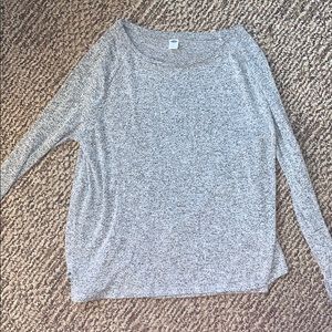 Grey long sleeve shirt